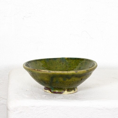 Green Pottery Bowl